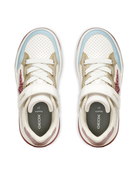 Geox Geox Sportcipők J Sketlite Girl J65NWA 054AJ C1Z8W D Fehér