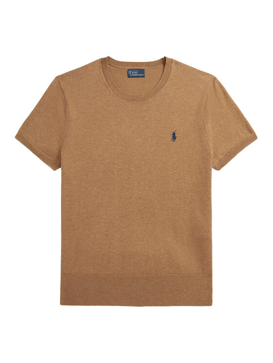 Polo Ralph Lauren Polo Ralph Lauren T-Shirt 211971872007 Μπεζ Slim Fit