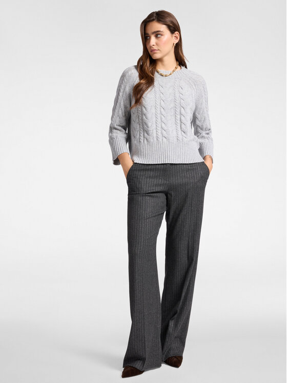 Elena Mirò Elena Mirò Cardigan M412Z000537N003 Grigio Boxy Fit