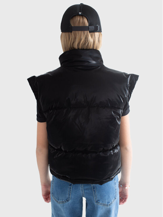 BIG STAR BIG STAR Kamizelka NENVIA_906_130 Czarny Basic Fit