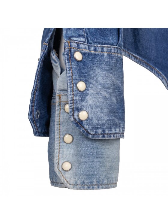 Dsquared2 Dsquared2 džínová košile S71DM0423 S30341 470 Modrá Slim Fit