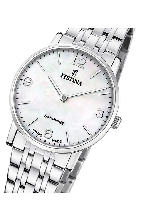 Festina Festina Ρολόι F20047-2 Ασημί