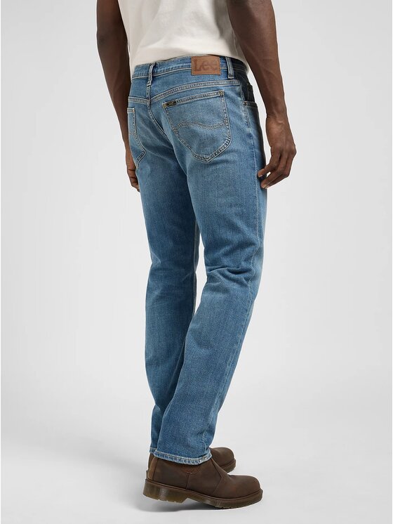 Lee Lee Jeansy RIDER Niebieski Slim Fit