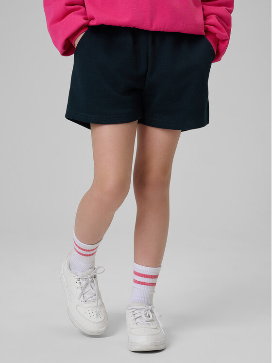 4F 4F Szorty sportowe BASIC+ Granatowy Oversize