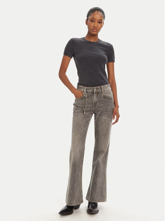 Miss Sixty Miss Sixty Majica 6S2SJ39400 Siva Slim Fit