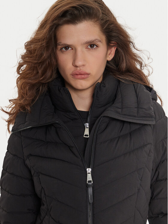 DKNY DKNY Kurtka zimowa DLEMPN45 Czarny Regular Fit