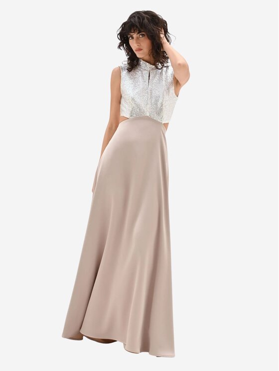 Rinascimento Rinascimento Abito da sera Abito donna Beige Regular Fit