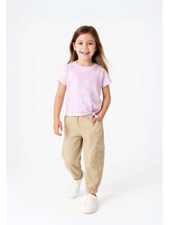 minoti minoti Spodnie cargo 18PANT 40 Brązowy jasny Regular Fit