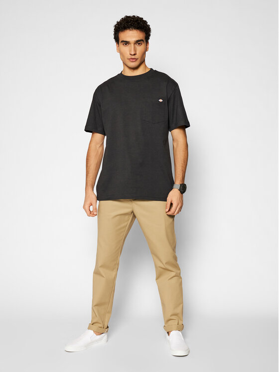 T-shirt Porterdale DK0A4TMOBLK Nero Regular Fit