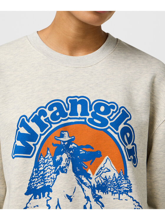 Wrangler Wrangler Bluza 112370770 Szary Loose Fit