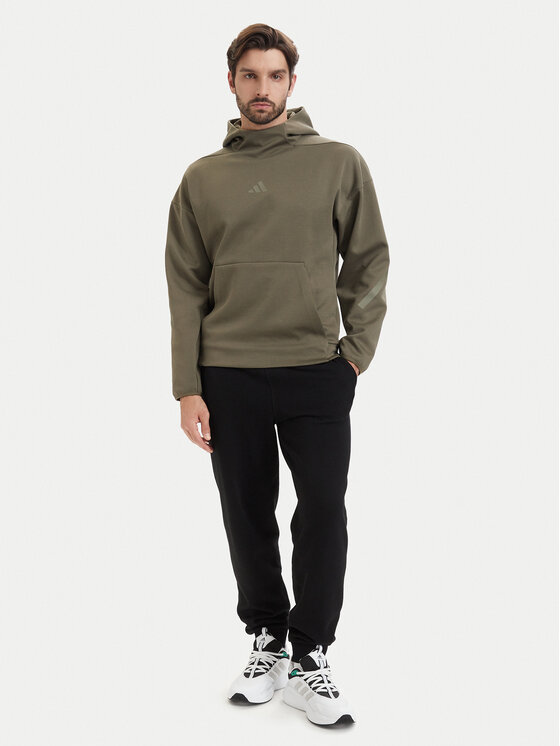adidas adidas Mikina Z.N.E KF3780 Zelená Regular Fit