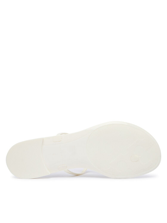 Tory Burch Tory Burch Šlepetės per pirštą Mini Miller Jelly 166808 Balta