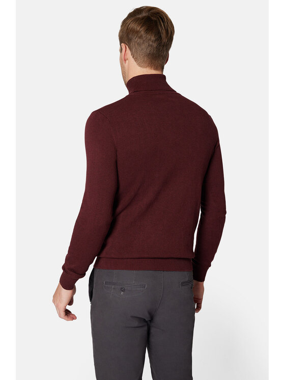 Lancerto Lancerto Golf Jeremiah SW073223000010 Bordowy Regular Fit