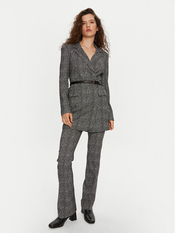 STAUD STAUD Bavlnené nohavice Kat R24F4137 Sivá Regular Fit