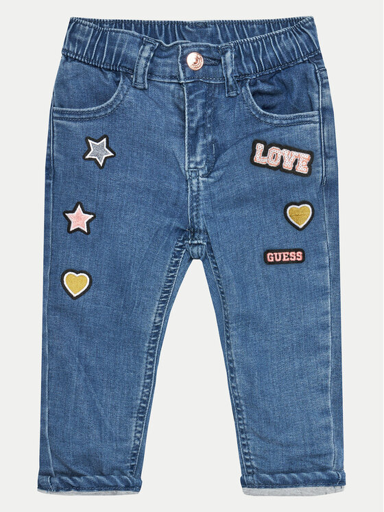 Guess Guess Jeans K4BA09 D5G60 Dunkelblau Relaxed Fit