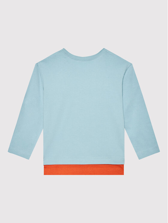 United Colors Of Benetton United Colors Of Benetton Bluzka 3096G104A Niebieski Regular Fit