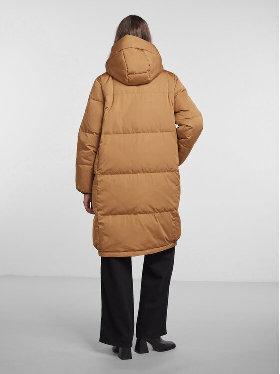 YAS YAS Пуховик Millys 26017102 Коричневий Regular Fit