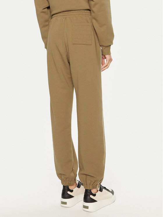 Max Mara Leisure Max Mara Leisure Spodnji del trenirke Pirano 2426786088 Rjava Regular Fit