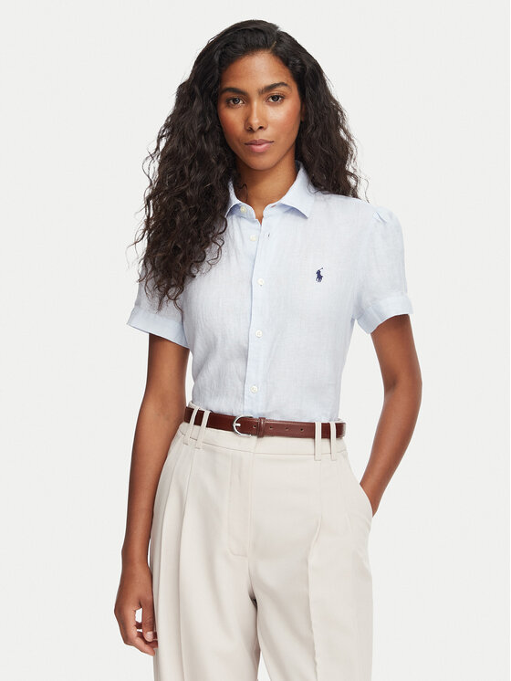 Polo Ralph Lauren Cămașă 211973366504 Albastru deschis Regular Fit