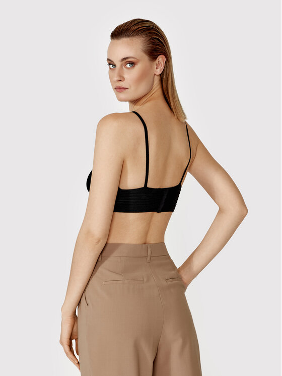 Simple Simple Top TPD002 Černá Slim Fit