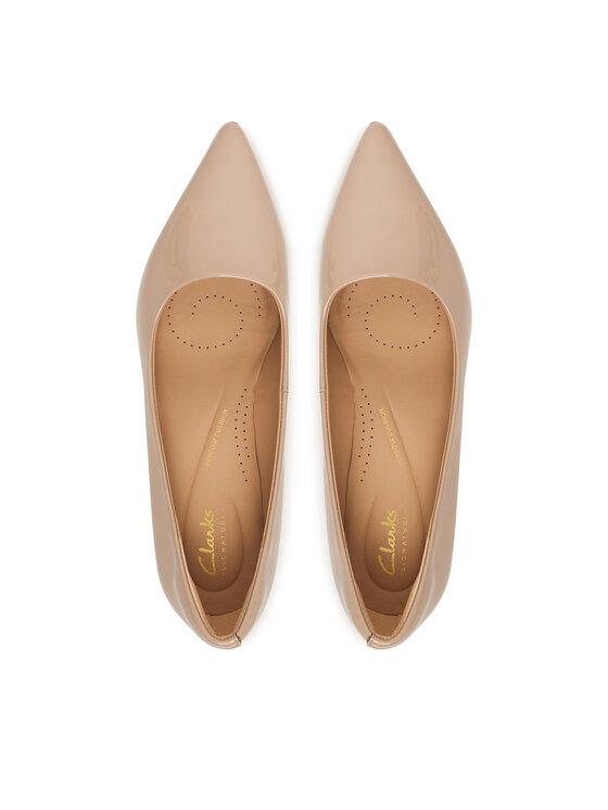 Clarks Clarks Lodičky Zarey Court 26183154 Béžová