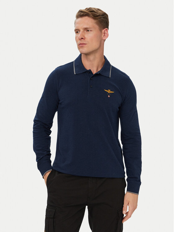 Aeronautica Militare Aeronautica Militare Polo 262PO1653UP00082 Blu scuro Regular Fit
