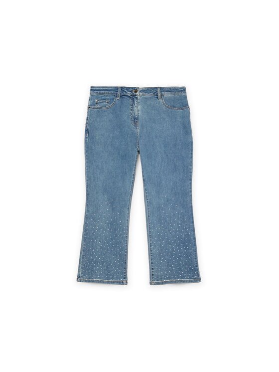 Fiorella Rubino Fiorella Rubino Jeansy P423T005031N004 Niebieski Flare Fit