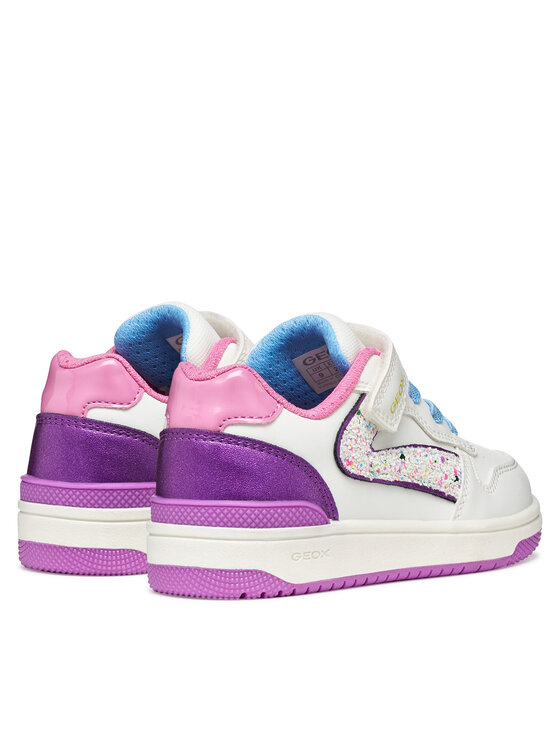 Geox Geox Sneakersy J Washiba Girl J55HXA 054AJ C1Z8H M Bílá