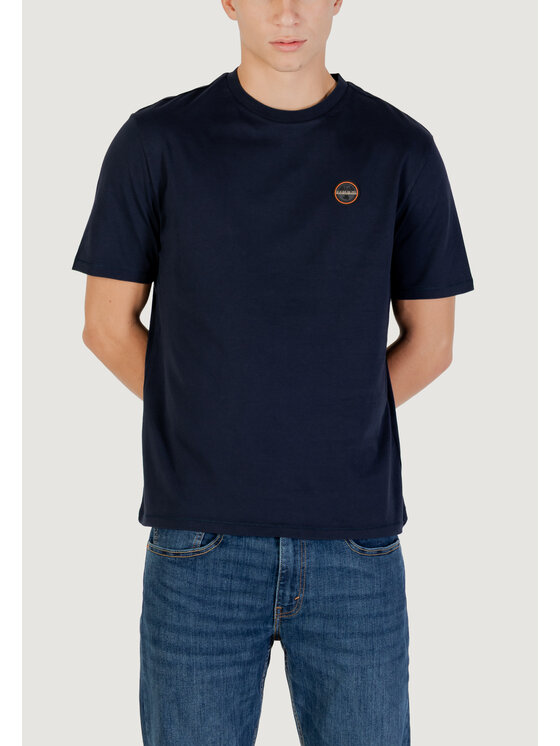 Napapijri Napapijri T-Shirt S-BADGE SS 1 Μπλε Casual Fit