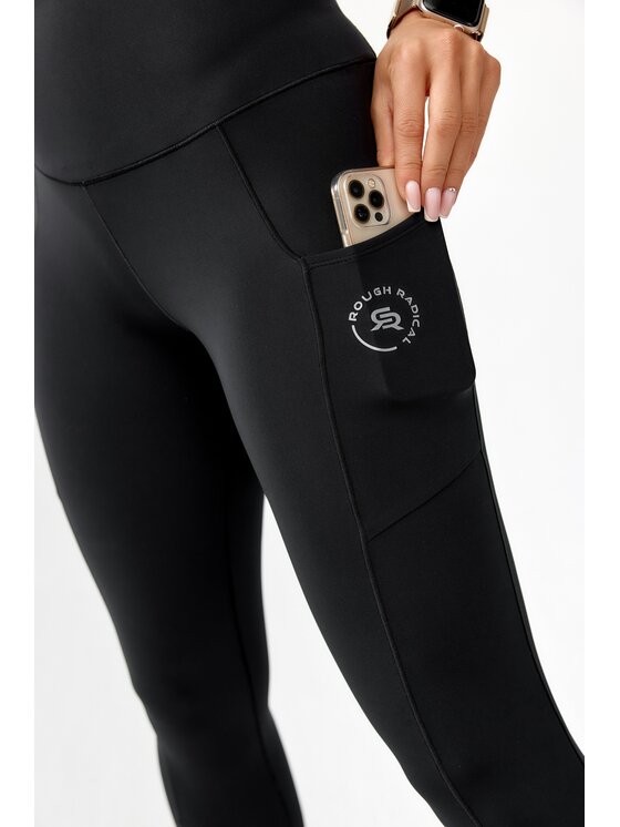 ROUGH RADICAL ROUGH RADICAL Legginsy HAMPTONS LONG Czarny Slim Fit