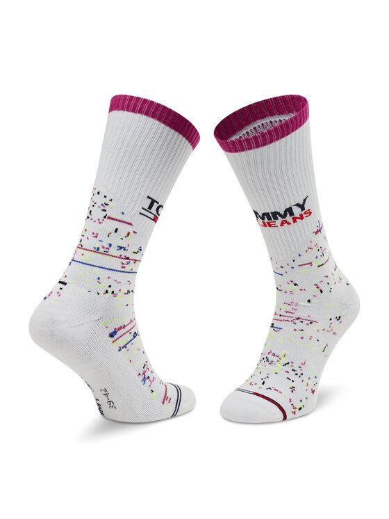 Tommy Jeans Tommy Jeans Duge čarape 701210562 Bijela
