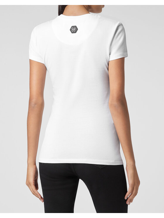 PHILIPP PLEIN PHILIPP PLEIN T-shirt 3987 Bianco Regular Fit