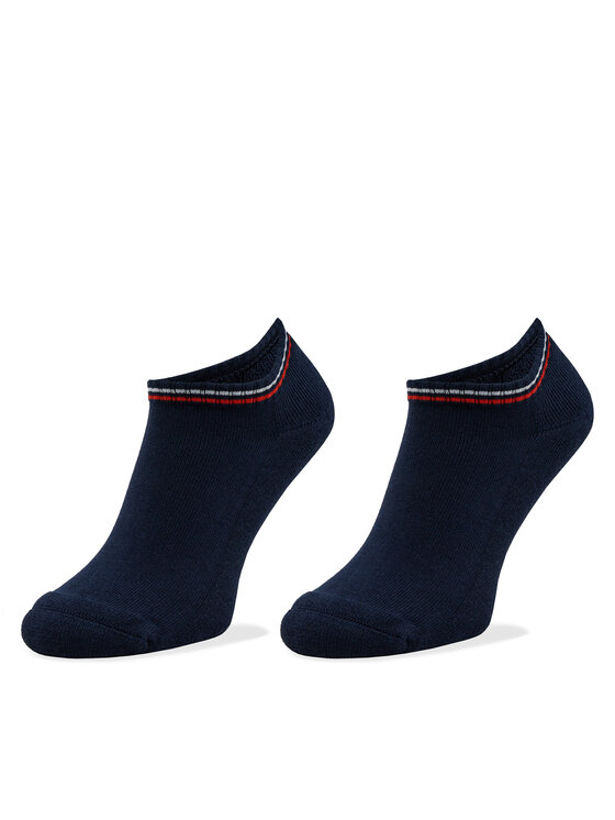 Tommy Hilfiger 2 unisex pēdiņu pāru komplekts 701228178 Tumši zils