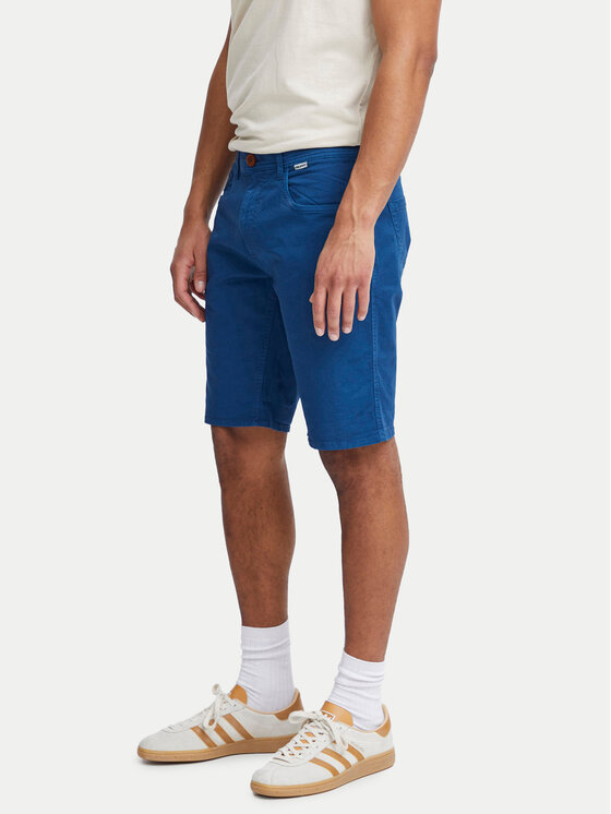 Blend Blend Medžiaginiai šortai 20716713 Tamsiai mėlyna Slim Fit
