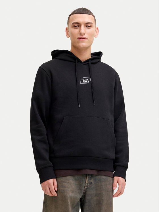 Jack & Jones Jack & Jones Mikina Corp 12268422 Černá Regular Fit