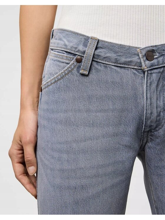 Wrangler Wrangler Jeansy Low Rise Cowboy Jean Szary Regular Fit
