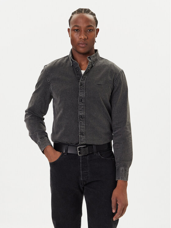 Levi's® Levi's® džínová košile Autentic A7210-0038 Šedá Relaxed Fit