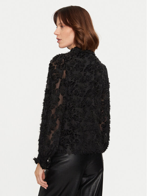 Pieces Pieces Camicia Pina 17154276 Nero Regular Fit
