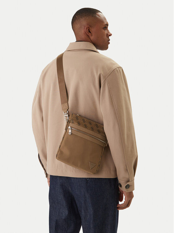 Guess Guess Мъжка чантичка HMBENP P6123 Бежов