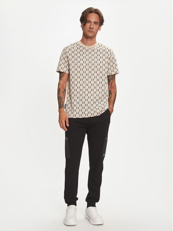 KARL LAGERFELD KARL LAGERFELD Majica 755074 544251 Bež Regular Fit