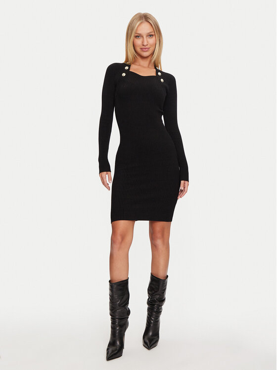 Marciano Guess Guess Φόρεμα κοκτέιλ 4BGK01 5613Z Μαύρο Bodycon Fit