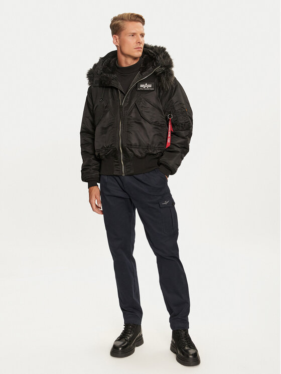 Alpha Industries Alpha Industries Зимно яке 113145 Черен Regular Fit