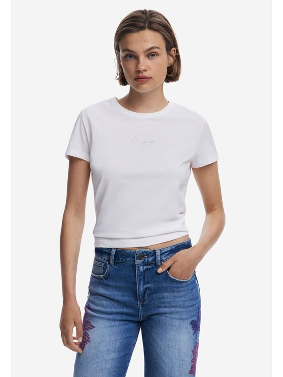 Desigual Desigual Τζιν DENIM_BOTANIC Μπλε Regular Fit