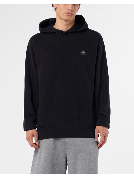 PHILIPP PLEIN PHILIPP PLEIN Spodnie dresowe 30024 Czarny Jogger Fit