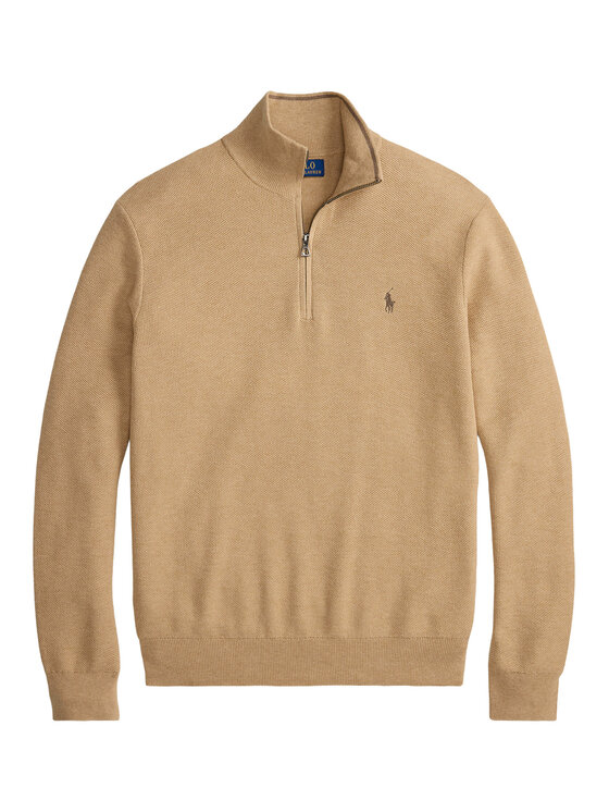 Polo Ralph Lauren Polo Ralph Lauren Πουλόβερ 710B18060007 Ανοιχτό καφέ Regular Fit