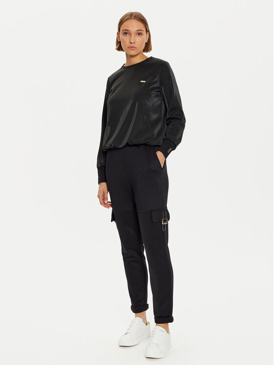 Liu Jo Sport Liu Jo Sport Chinos q-roa-33046 Fekete Regular Fit