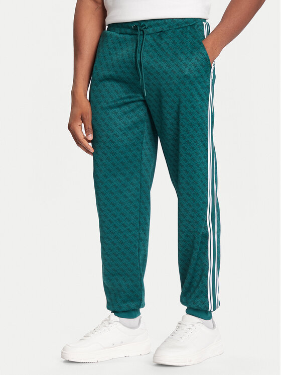 Guess Guess Долнище анцуг Z5BB19 K2042 Зелен Regular Fit