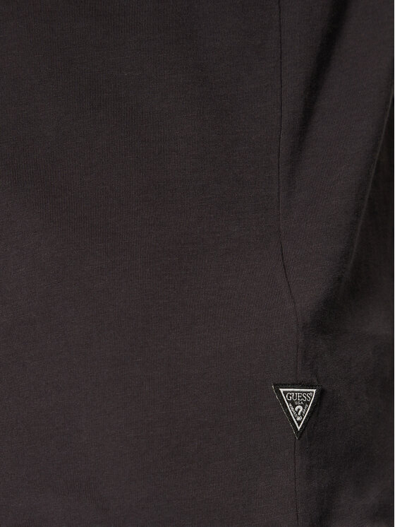 Guess Guess Tričko M5RI86 K9RM1 Čierna Regular Fit