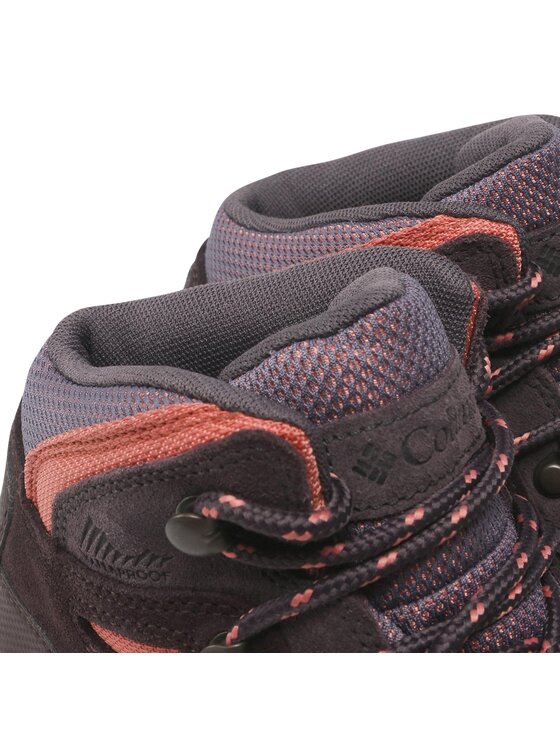 Columbia Columbia Trekingová obuv Newton Ridge Plus II Waterproof BL4552 Fialová