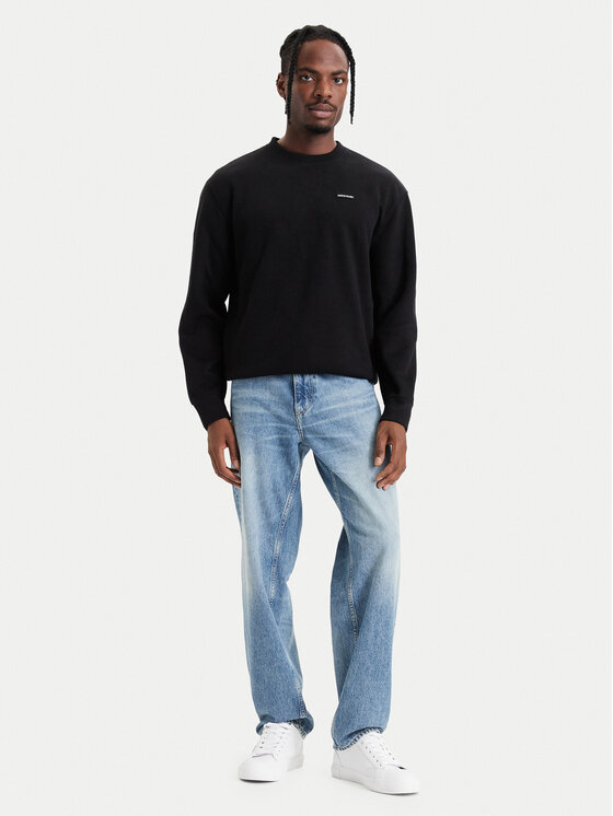 Guess Jeans Guess Jeans Sweatshirt M6BQ03 K5404 Schwarz Regular Fit